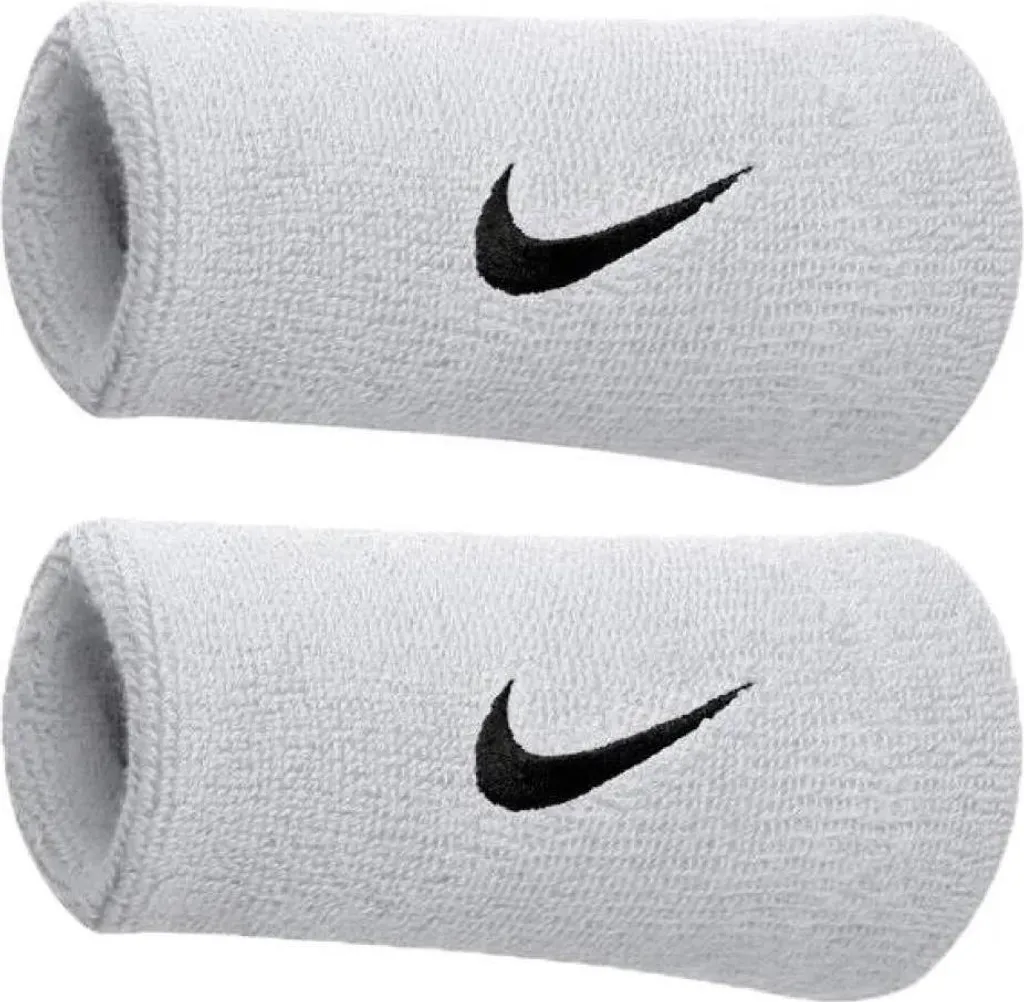 Bandeaux Poignets de Sport Nike pour Tennis et Running Rose et Blanc