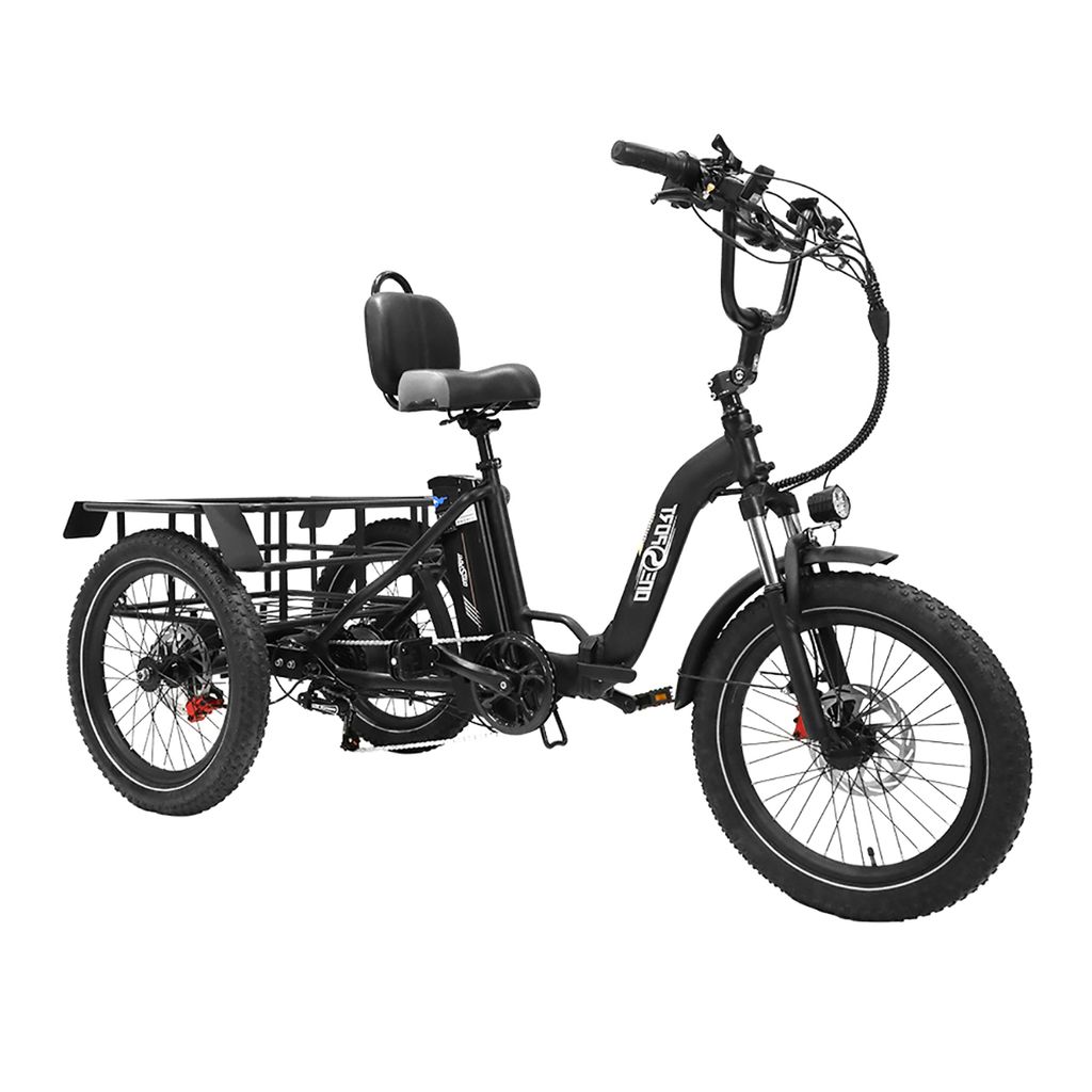 Onesport 20" faltbares Elektro-Dreirad schwarz mit 250W Produktbild 1