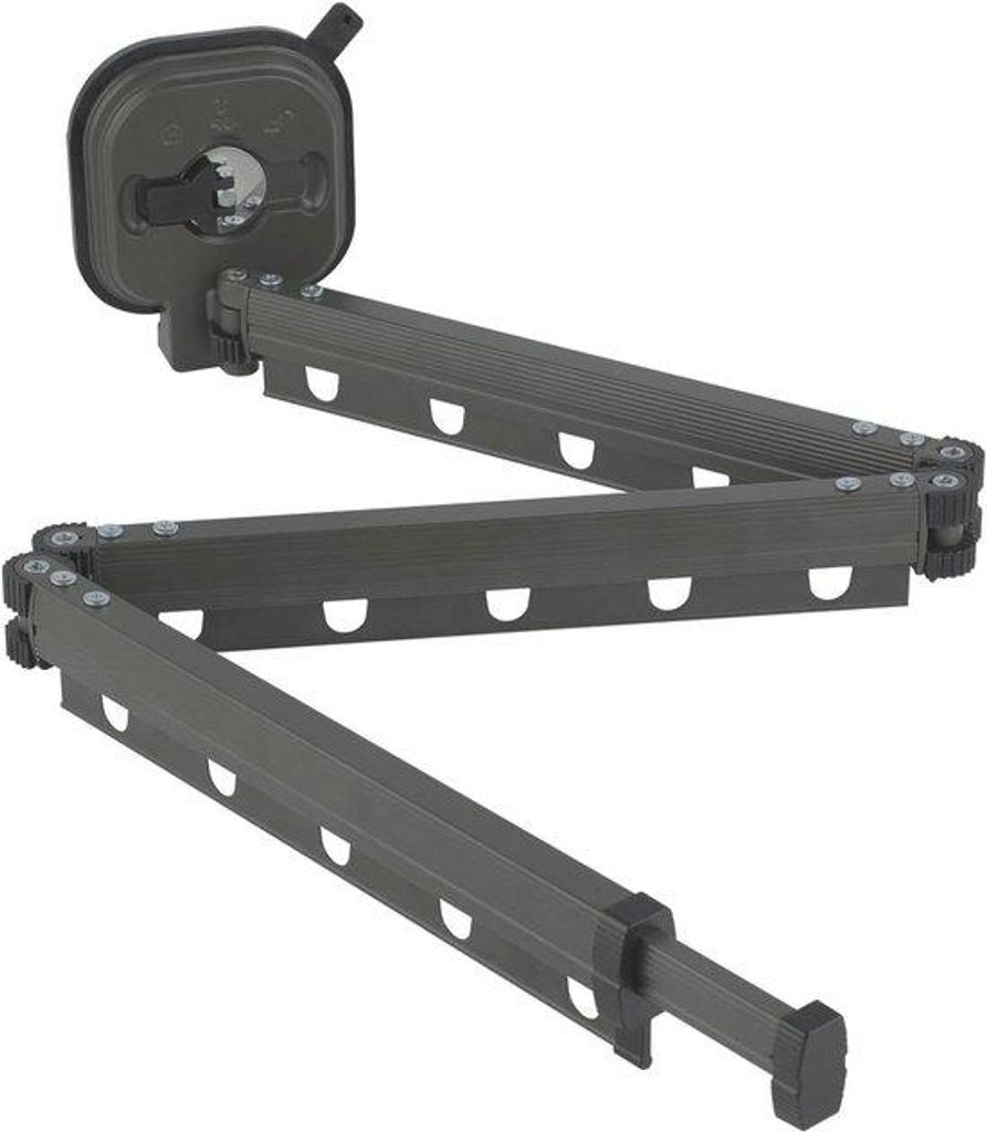 Kleiner tragbarer Kleidertrockner mit Suction Cups - Wandmontiertes Aluminium 360°Drehbarer Innen- Außen- Caravan
