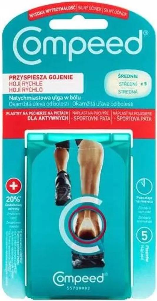 Cerotti per vesciche Compeed per il tallone, 5 pezzi - 4