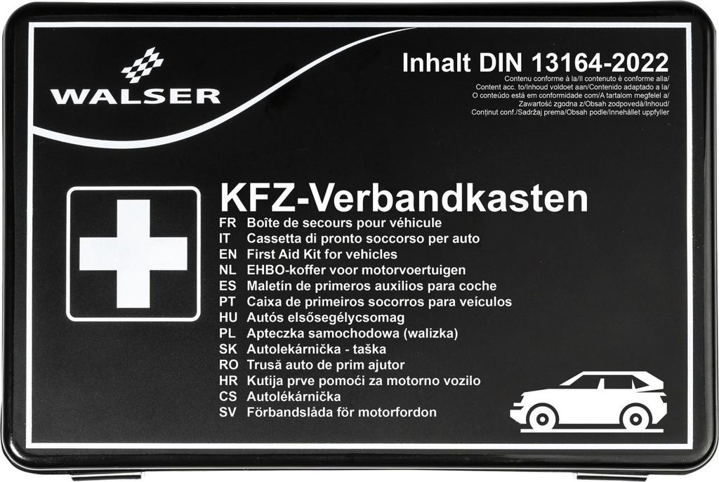Walser KFZ-Verbandkasten DIN 13164-2022 Produktbild 