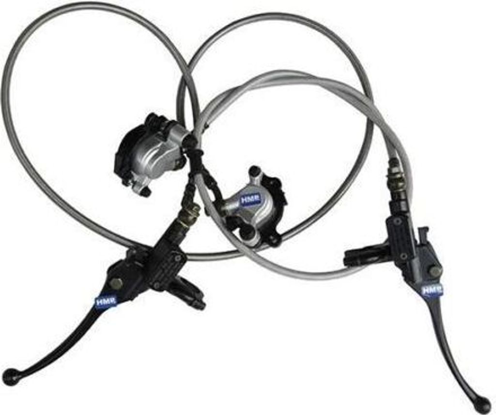 Hydraulischer Bremsen Kit hinten + vorne Pocket Bike - HMParts