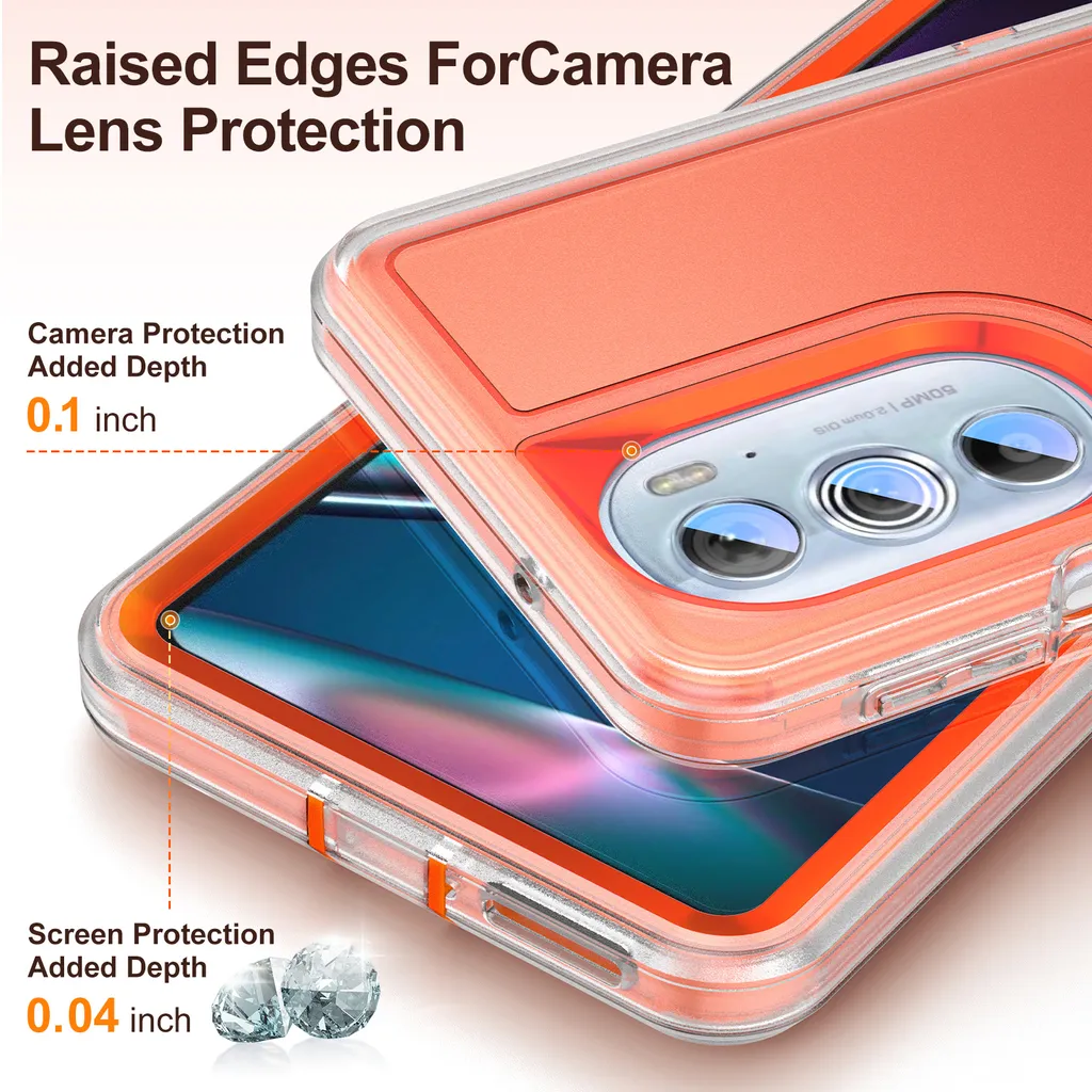 Custodia Motorola Edge 30 Pro Rugged Arancione: Per l'Avventura - 5