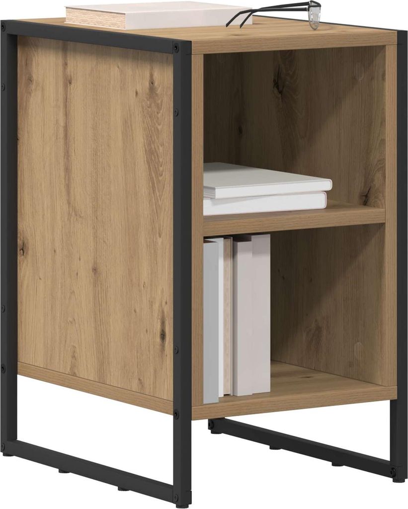 Cloris Designermöbel Nachttisch 2 pcs - Montage erforderlich - Kunsthandwerk Eiche 39,5 x 30 x 50cm - 2026Neu601590 - Nachttische & -schränke