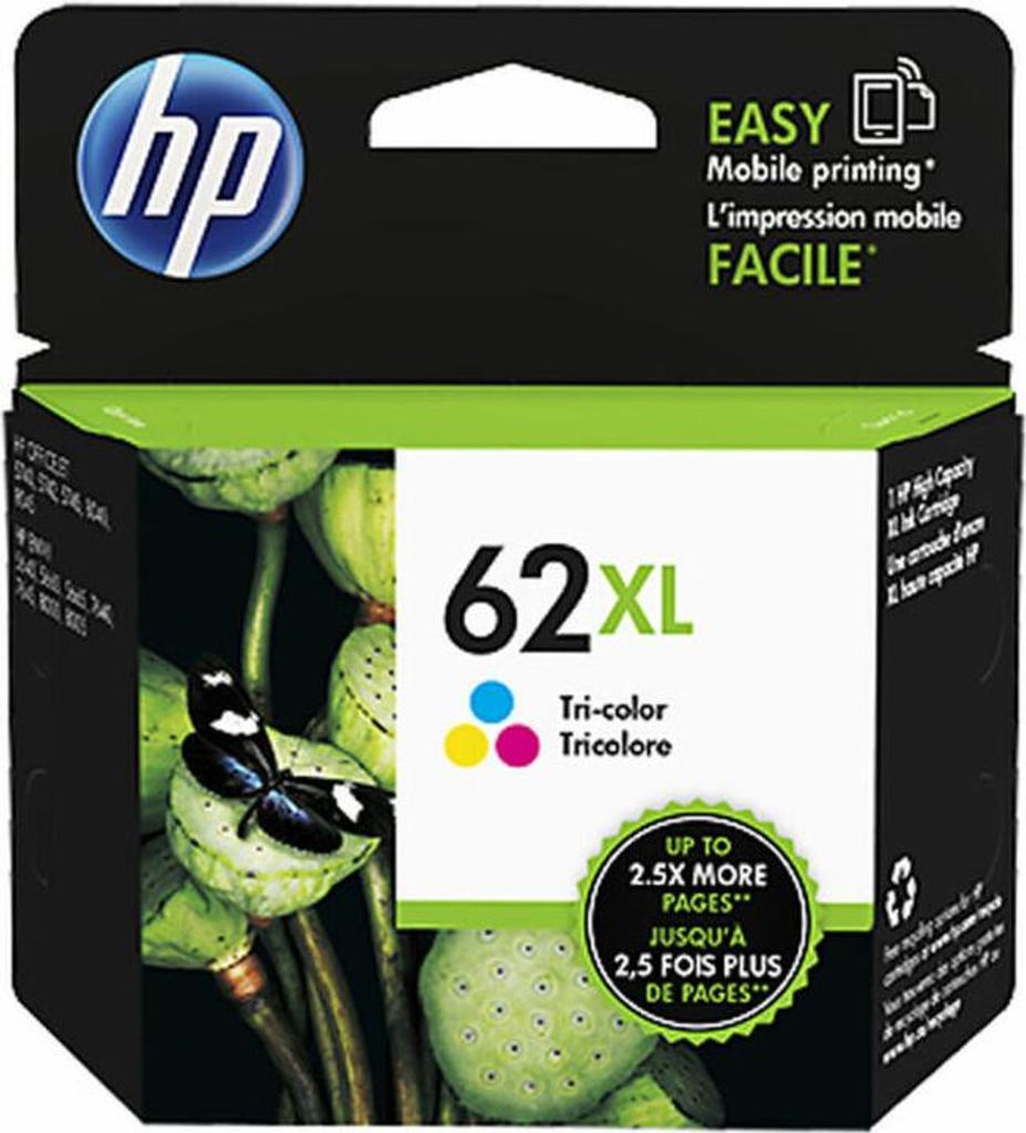 HP C2P07AE Tintenpatrone 3-farbig No. 62 XL