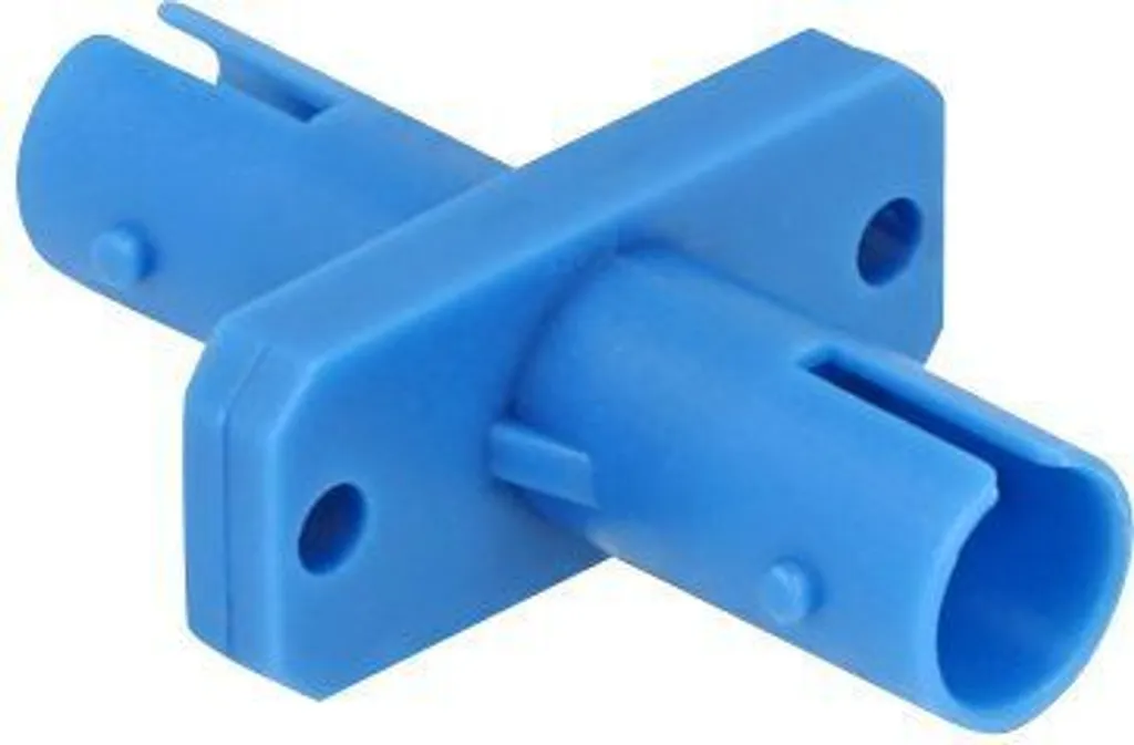 Raccord Fibre Optique ST Simplex avec Manchon Céramique Précis Bleu Delock
