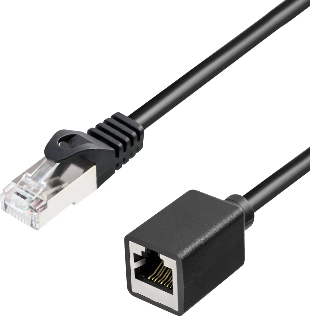 Cavo Prolunga RJ45 10m S/FTP Nero - Estensione Rete Professionale Schermata