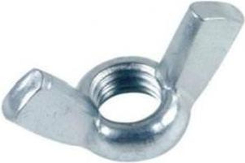 Flügelmutter LENNIE - Weiß verzinkt - Ø8 - Packung mit 200 Stück - 11000802B