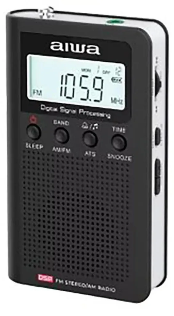 Radio portable Aiwa RSD-45BK Noir : captez vos stations AM FM partout