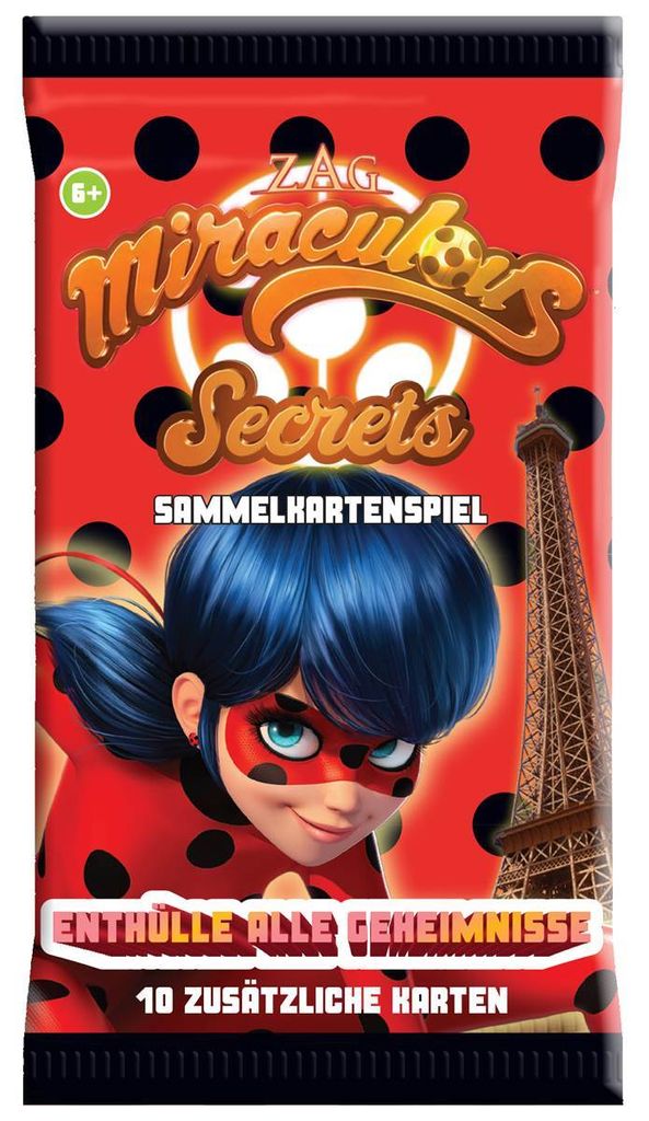 Miraculous Sammelkarten Booster Secrets (deutsch) Lady Bug Produktbild 