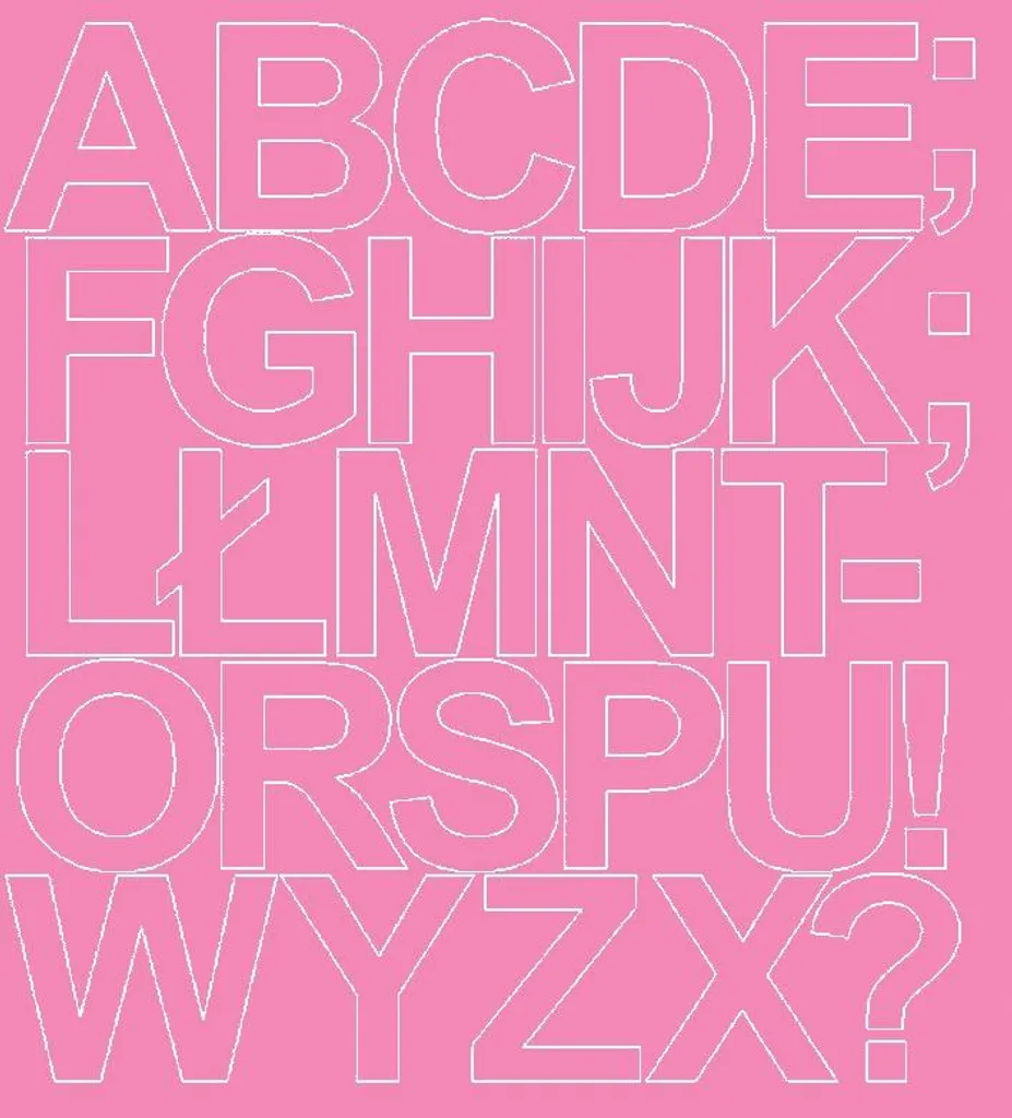 Adesivi Alfabeto 10 cm Rosa Lucido | Lettere per Scrapbooking