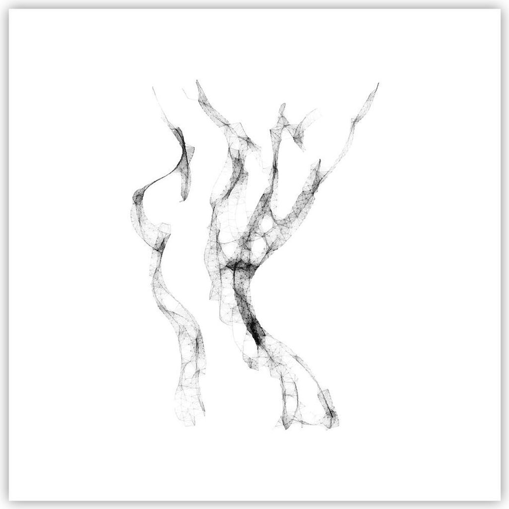 Poster - Poster ohne Rahmen - Frau Körper Nacktheit - 40x40 cm - Wand Bild - Wanddeko - Wandbilder - Kunstposter - Wandposter - Bilder - Kunstdruc...