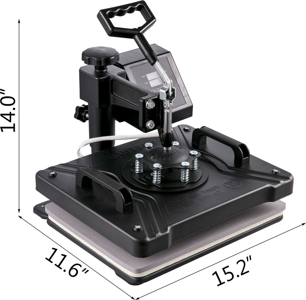 VEVOR 38x38cm Heißpresse Maschine authentic 5 In 1 Transferpresse