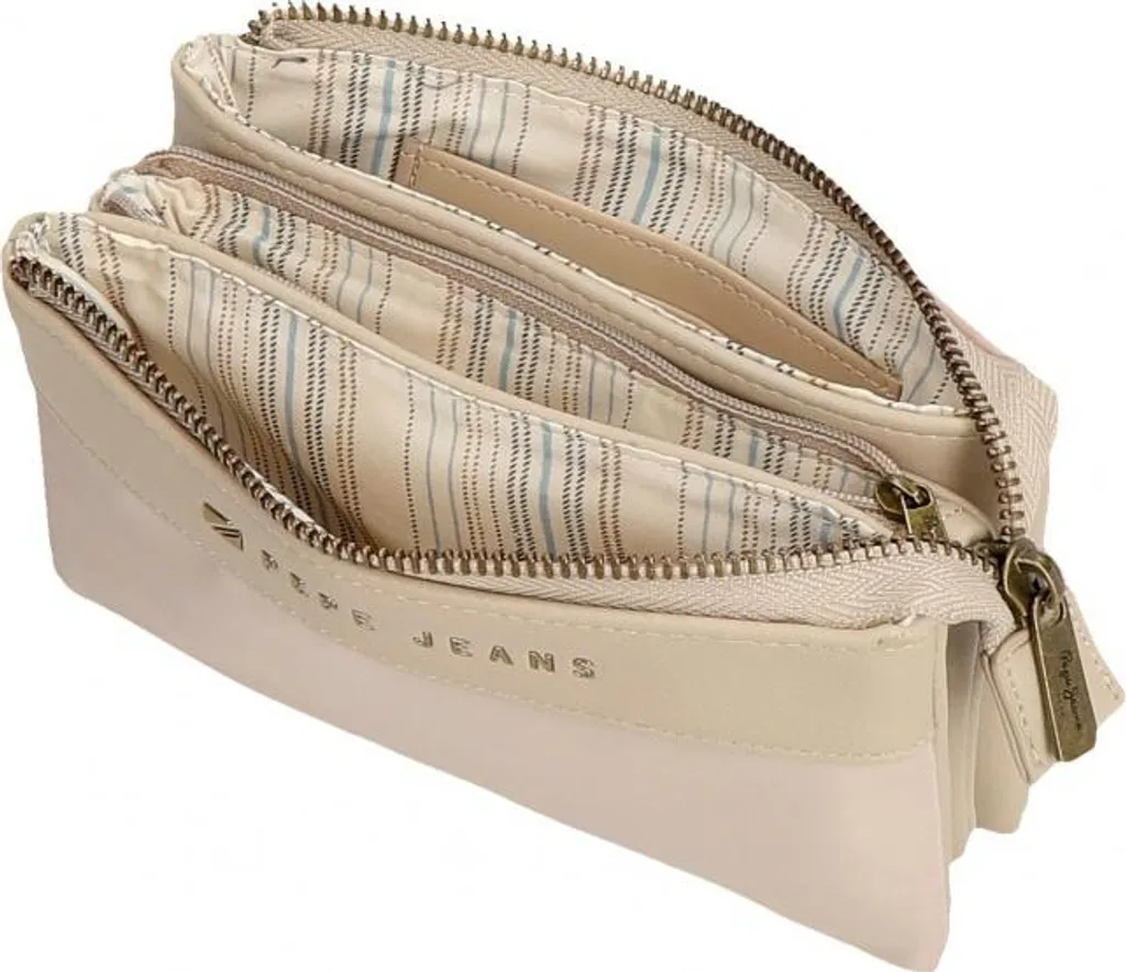 Pepe Jeans Morgan Beige - Portafoglio a tre scomparti, 7924333 - 4