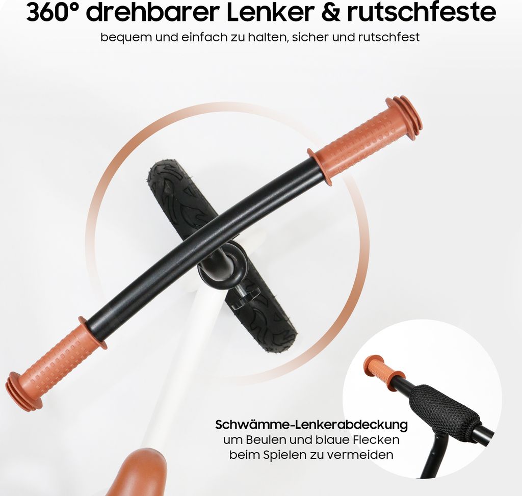 Fahrrad-Laufrad Lauflernrad, Kinderlaufrad, Rutscher, Produktbild 3