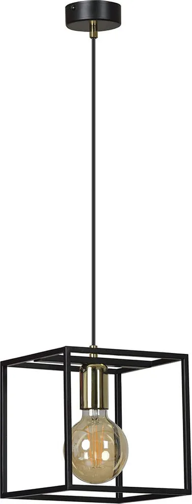 Lustre Noir KARMEN Emibig : Solution Design pour Plafonds Hauts et Lofts