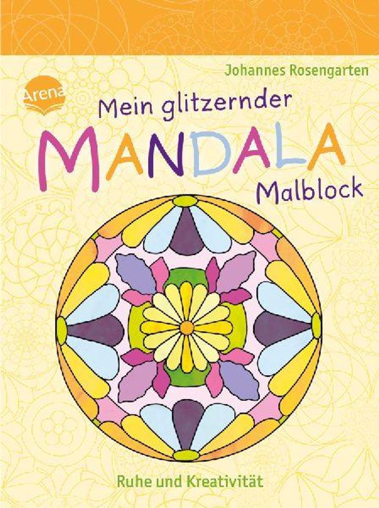 Mein glitzernder Mandala-Malblock. Ruhe und Kreativität Produktbild 