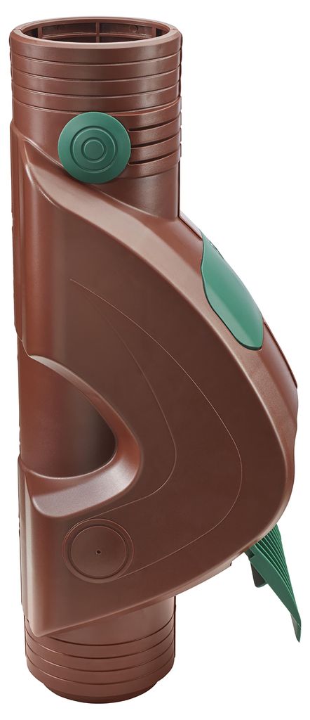 GARANTIA filtr do rur spustowych RAINUS DN 80/100, brązowy, Zdjęcie produktu 