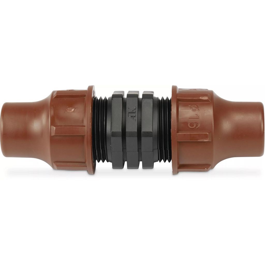 Łącznik węża PP 16 mm lock brązowy type BF-12 lock Zdjęcie produktu 