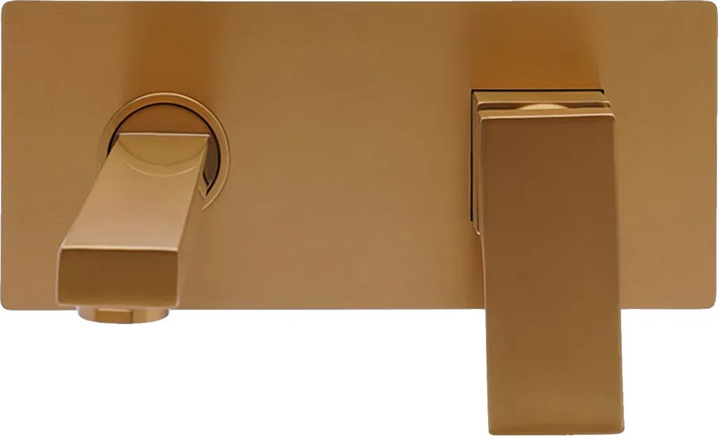 Rubinetto Design Compatto Rame 2 Fori | Estetica Minimal Bagno