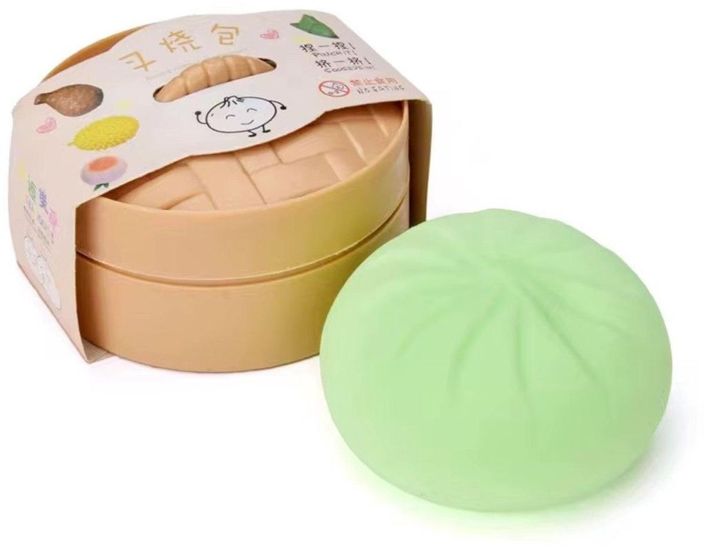 Hochwertiger, weicher Riesenknödel, Squishy Dumpling, Stressball, Anti-Stress-Fidget, TikTok-Fidget-Toy, Grun