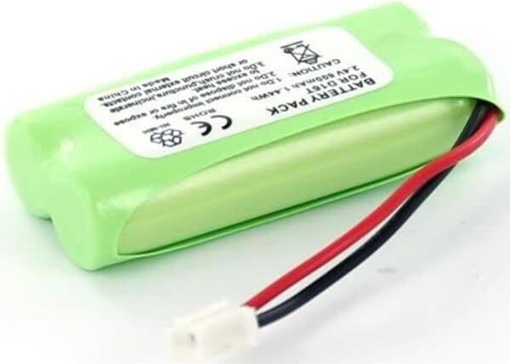 Akku für Panasonic 2SN-AAA55H-S-JP1 NiMH 2,4 Volt 600 mAh grün.