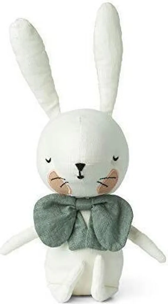 Petite Peluche Lapin Blanc Picca Loulou 18cm avec son Coffret Cadeau
