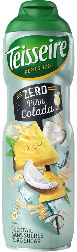 Sirup para bebidas Teisseire, sabor Piña Colada, 0% de Imagen del producto 