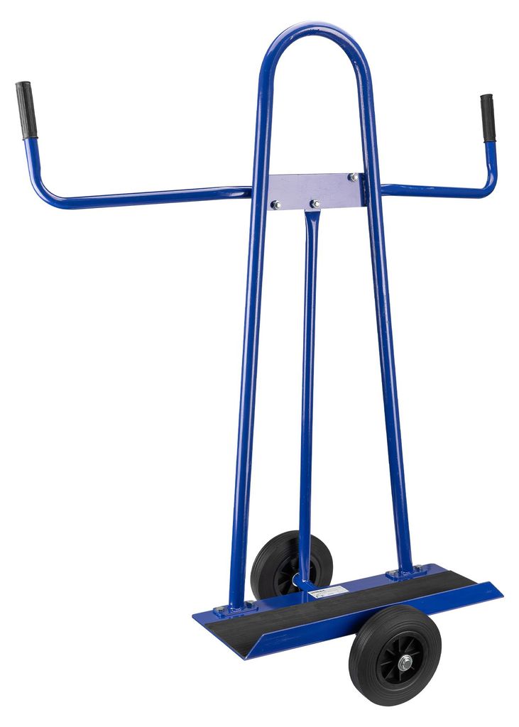 Wiltec Plattenkarren bis 300 kg mit 2 Vollgummi Rädern, Produktbild 