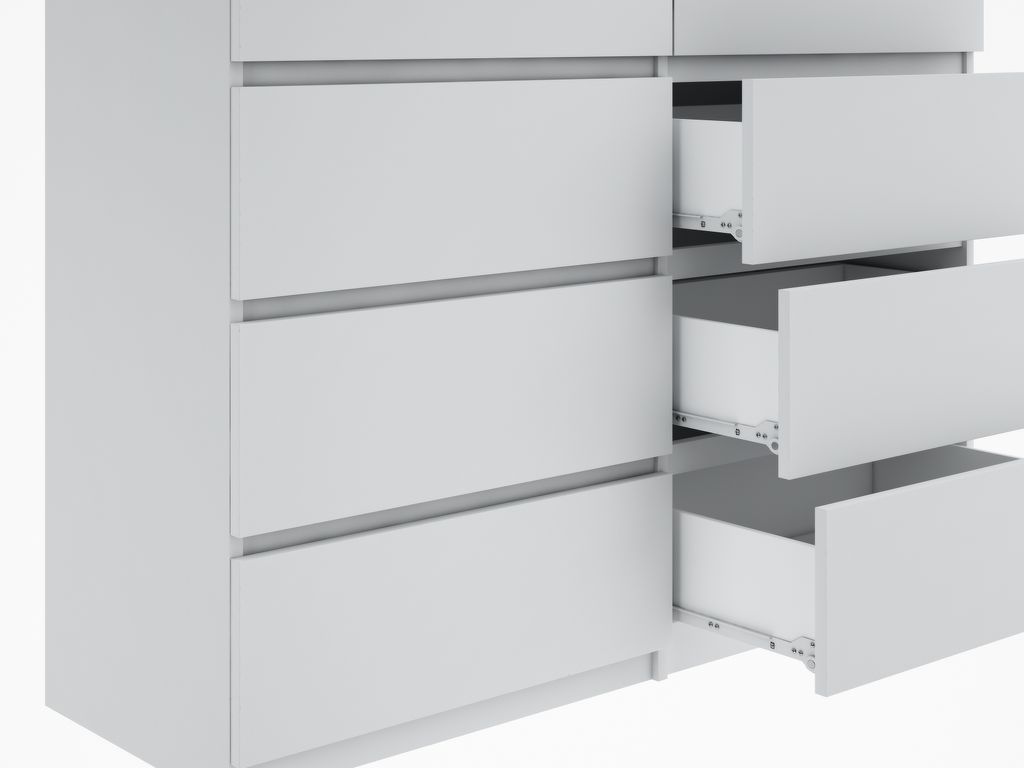 Krásná moderní komoda se 8 zásuvkami 120 cm, příborník, Obrázek produktu 3