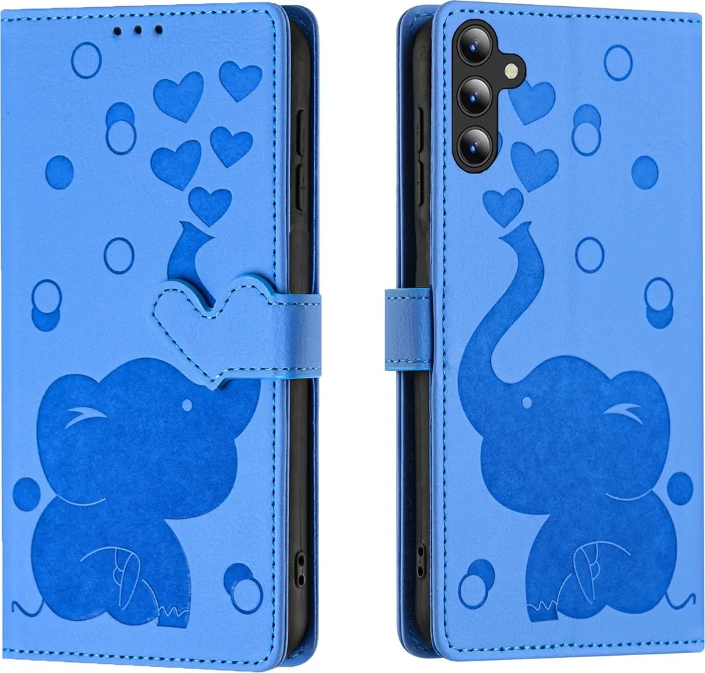 Cover Portafoglio Samsung A16 Blu Elefante | Protezione Elegante