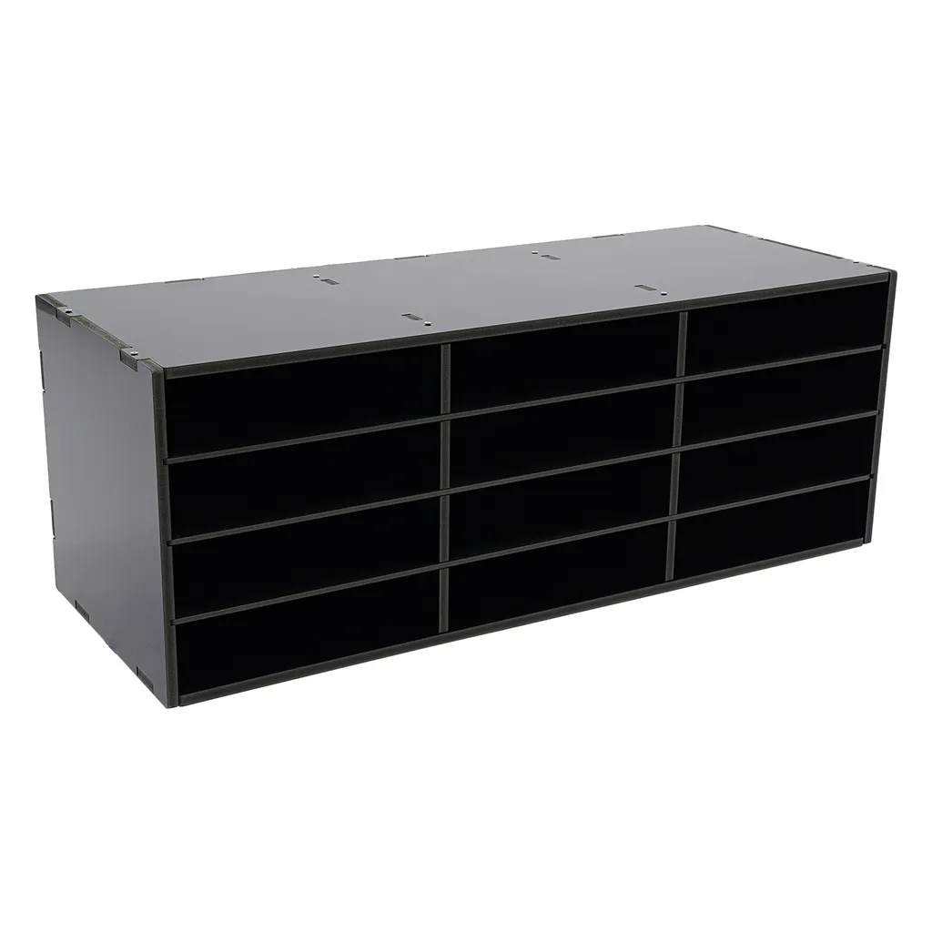 Organiseur de bureau noir pour documents et courrier - Rangement A4