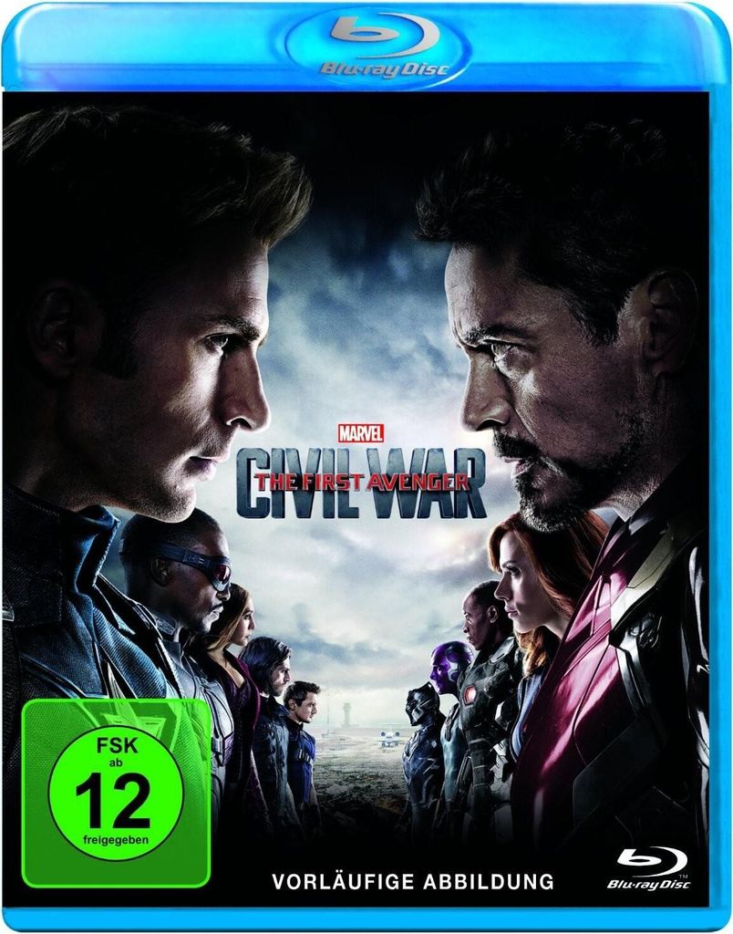 The First Avenger: Civil War BluRay Produktbild 