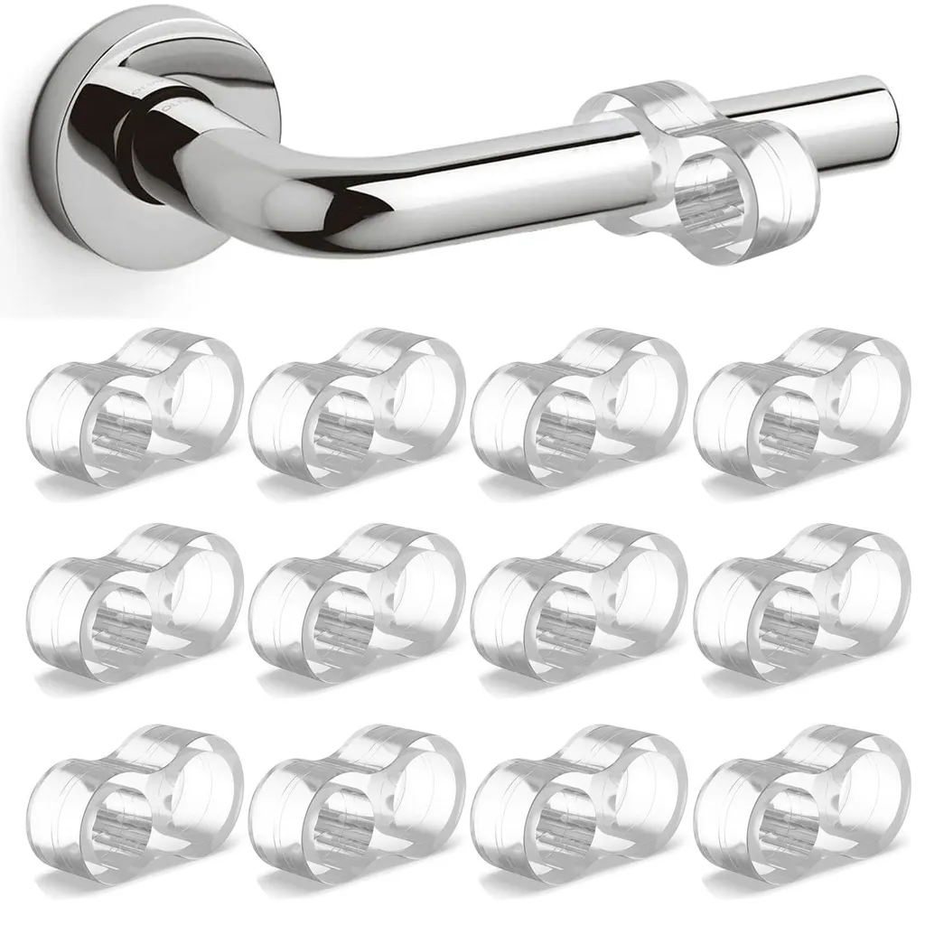 Amortisseur de poignée de porte en silicone lot de 12 protections mur