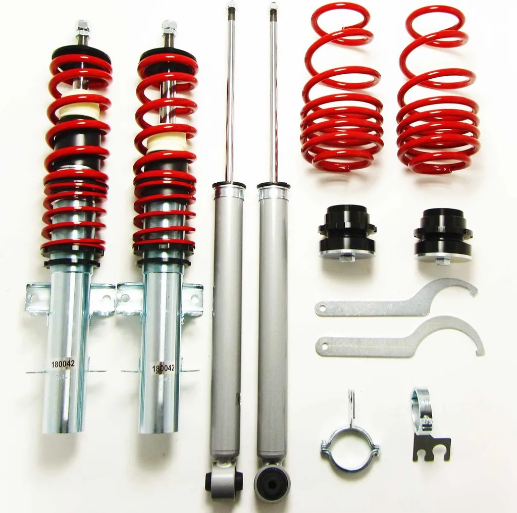 Combinés Filetés RedLine pour Rabaisser VW Polo 6R 2009-2017 Sportive