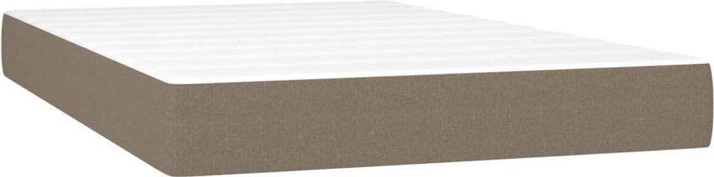 Taschenfederkernmatratze Mittel Taupe 120x200x20 cm Stoff