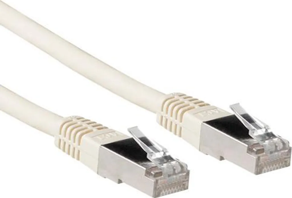 Patch Cable ACT Cat6a 0.25m S/FTP IB3652 | Schermato 500MHz Avorio