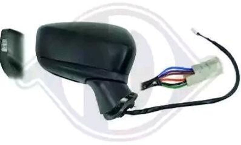 DIEDERICHS 5630225 Außenspiegel Seitenspiegel Links für MAZDA CX-5 (KE, GH) Beheizt Asphärisch Grundiert