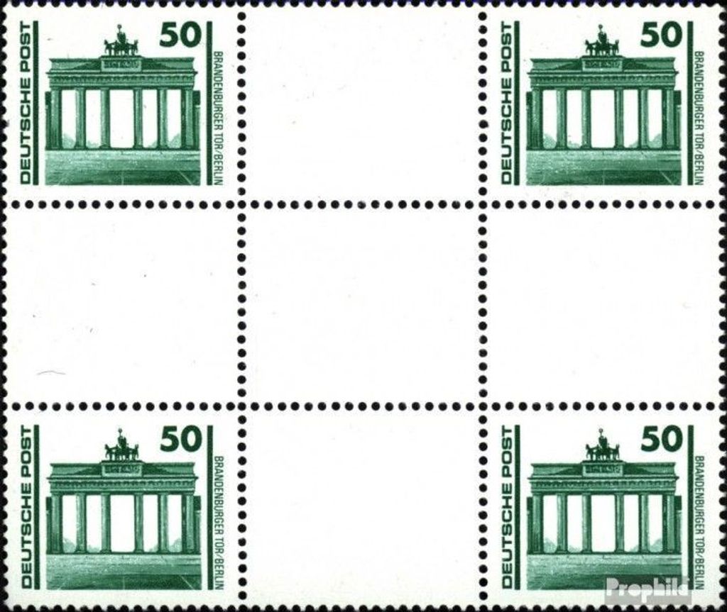 Briefmarken DDR 1990 Mi Hz21 postfrisch Baudenkmäler