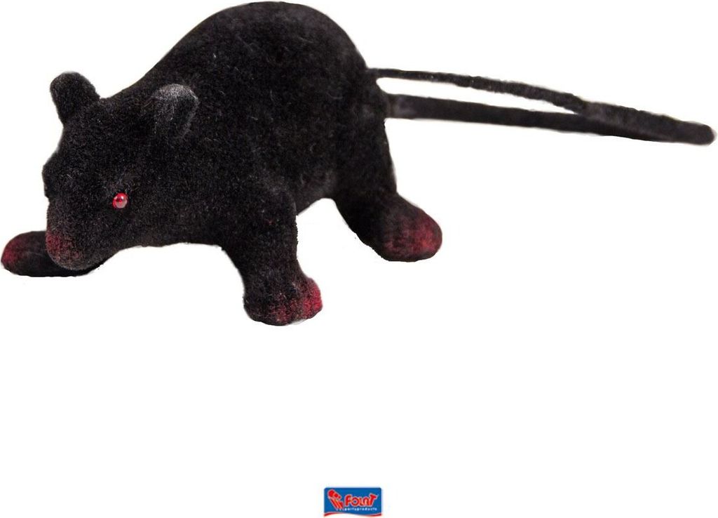 Halloween Deko Maus, 13 cm