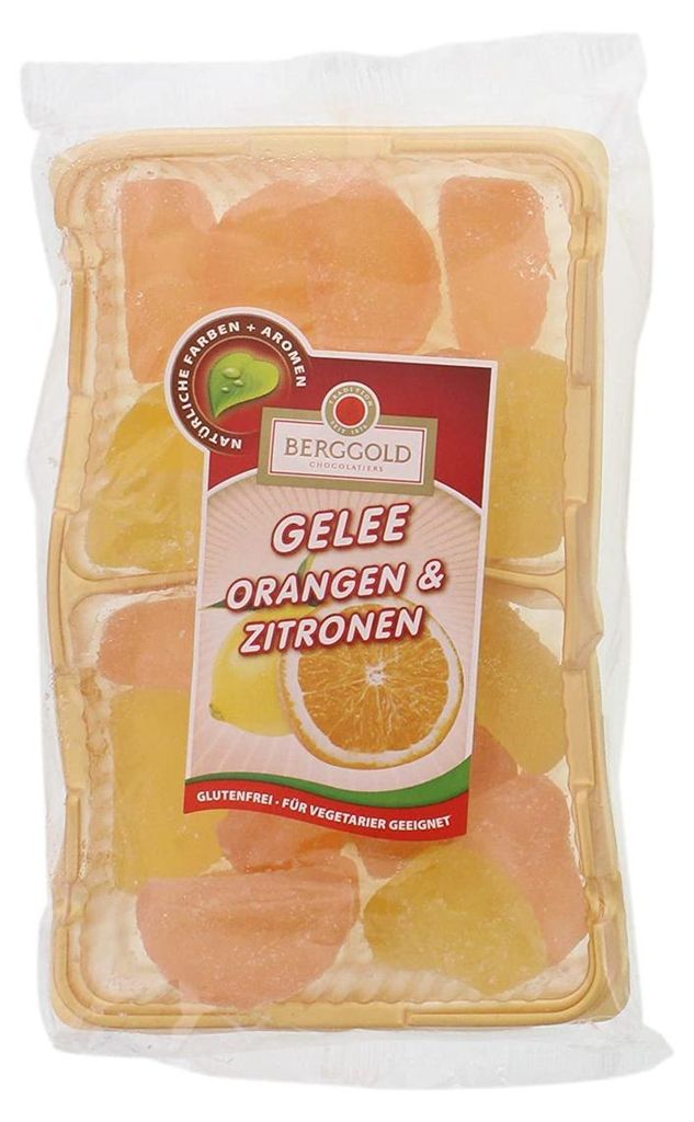 Berggold želé s pomerančem a citronem ovocný cukr Obrázek produktu 