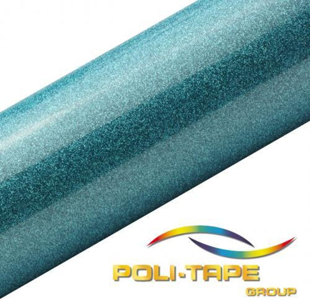 Poli-Tape - Poli-Flex Pearl Glitter - 445 Sky Blue - Din A4