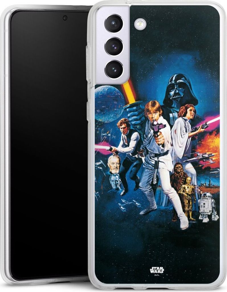 DeinDesign Handyhülle für Samsung Galaxy S21+ 5G Silikon Hülle Case Smartphone Schutzhülle Episode IV Fanartikel Star Wars