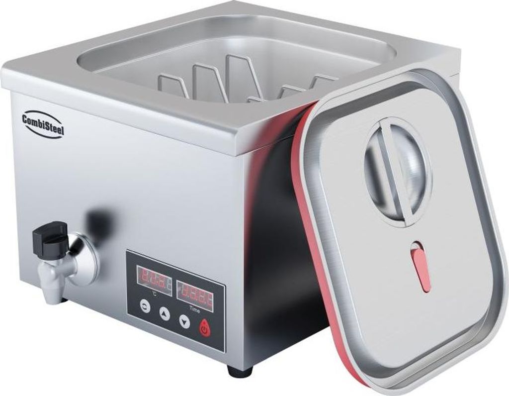 Sous-Vide Gerät 16 Ltr. 2/3 GN, 30-95 °C, mit Ablassventil und digitaler Anzeige
