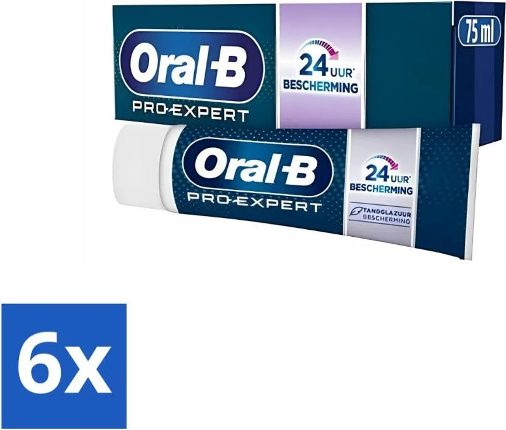 Dentifrice Oral-B Pro-Expert pour Email Fragile Lot de 6 x 75 ml Soin