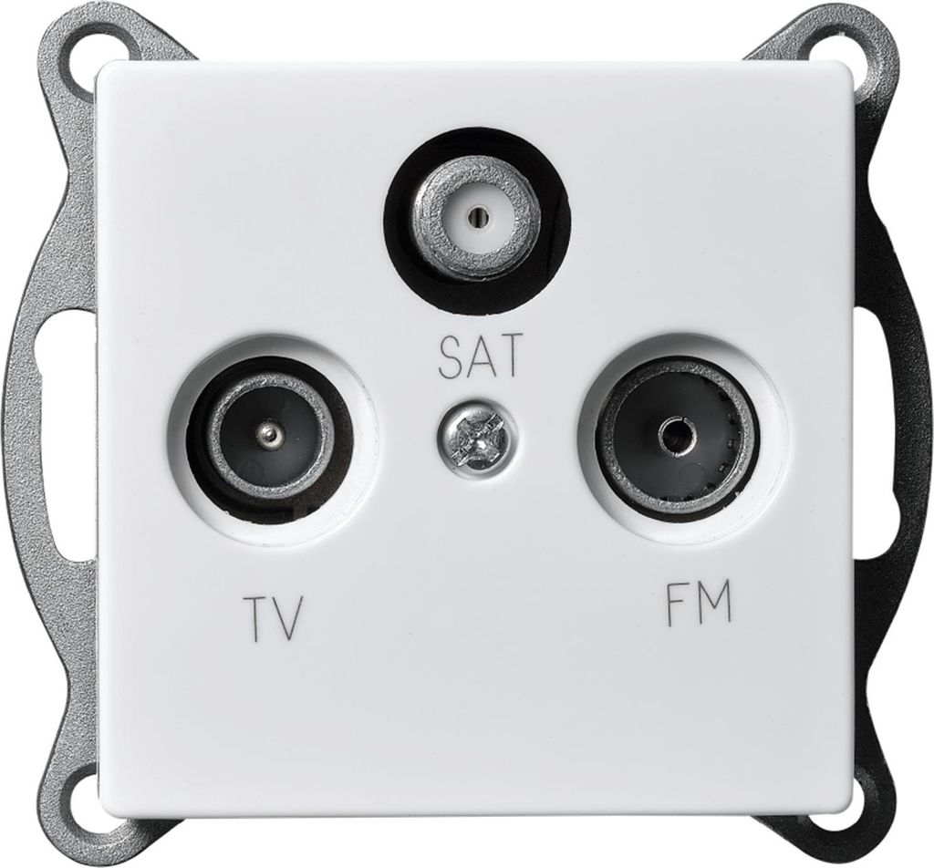 Antennendose McPower "Flair" für TV, Radio und Sat, UP, Produktbild 