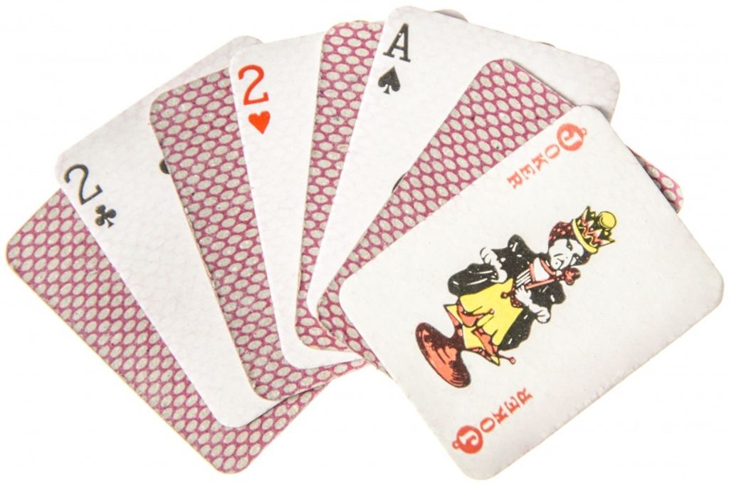 mini-Spielkarten 4 x 3 cm 54teilig Produktbild 