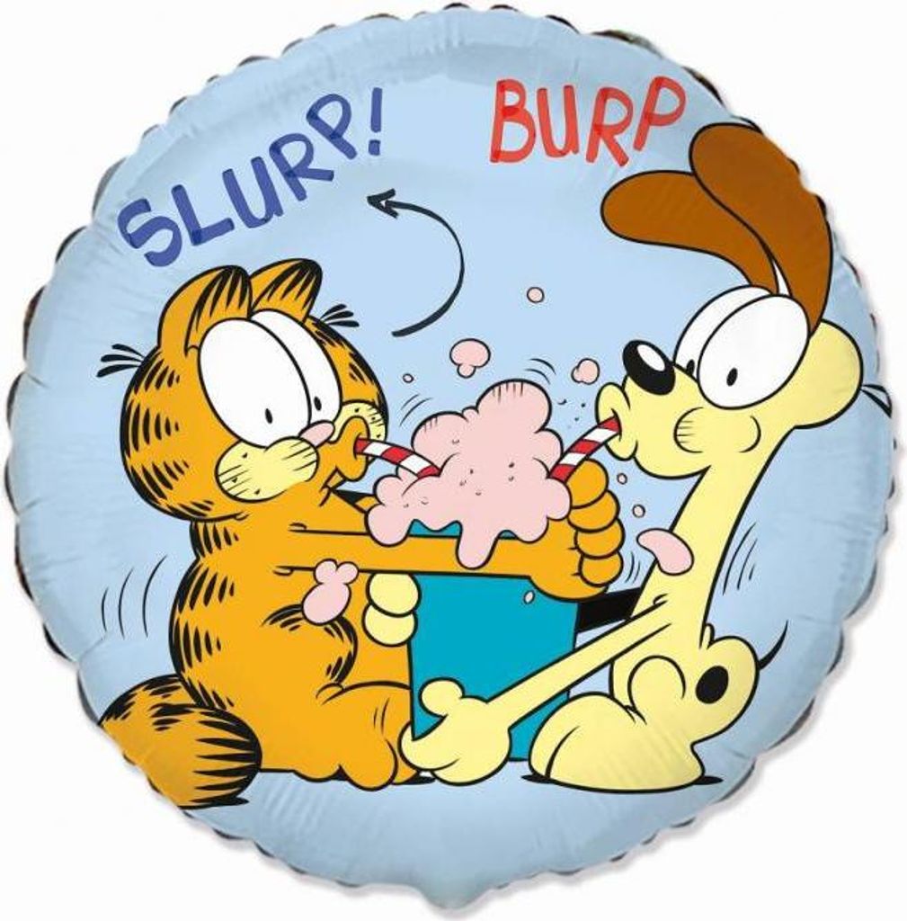 Garfield Cat runder Folienballon, 46 cm, 18"