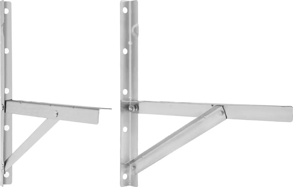 Support Mural Climatisation en Inox 201 - Console Double Max 200kg