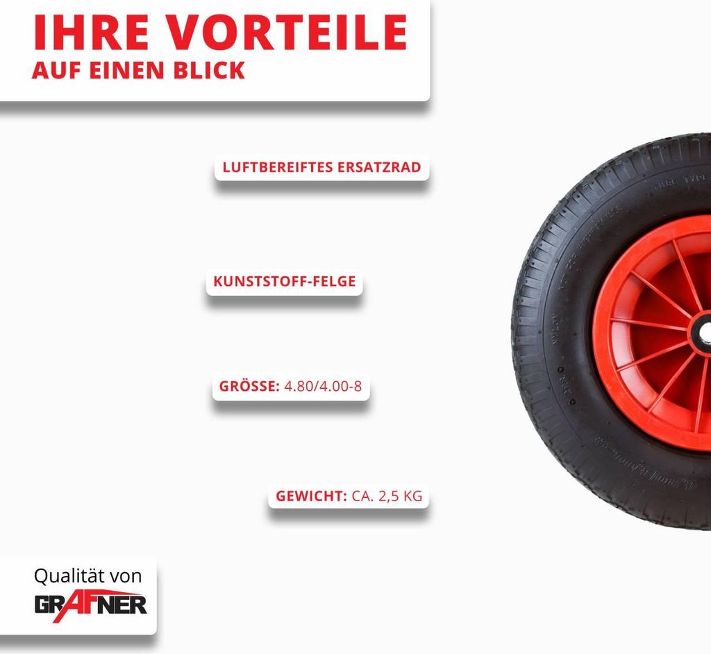 Pannensicheres Rad 260 Mm – Thermoplastischer Gummi, Grau, Tragkraft 150 Kg – Für Sackkarren, Rollenlagerbohrung 20 Mm – Wartungsfrei Günstiges Laufrad Pannensicheres Rad 260 Mm – Thermoplastischer Gummi, Grau, Tragkraft 150 Kg – Für Sackkarren, Rollenlagerbohrung 20 Mm – Wartungsfrei Günstiges Laufrad